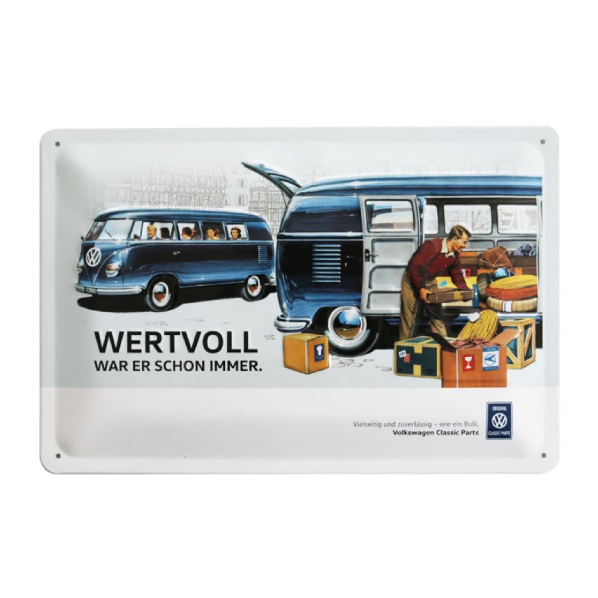 Volkswagen クラシックパーツ サイン 約80cm x 60cm 21-6040-VW-Cylinder-Shims-.040